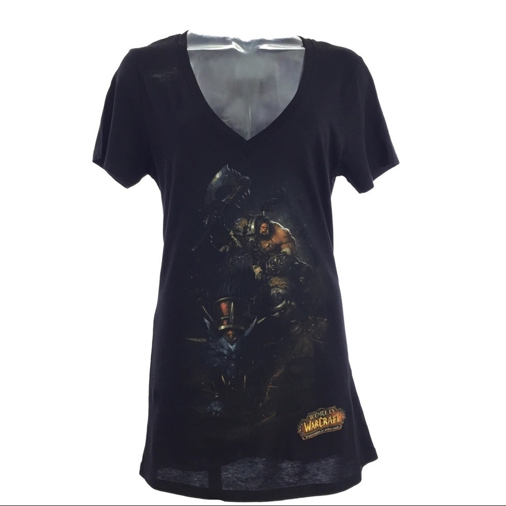 Blizzard Activision World of Warcraft Black Tee - Picture 2 of 4